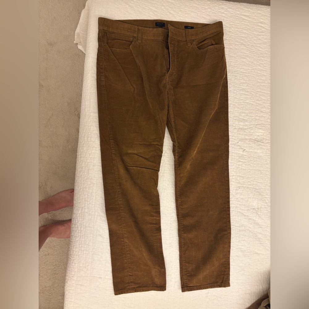 J. Crew Men's Slim Flex Corduroy Pants